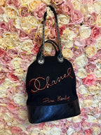 Chanel Wool Tote Bag 2018 Hamburg Collection Black
