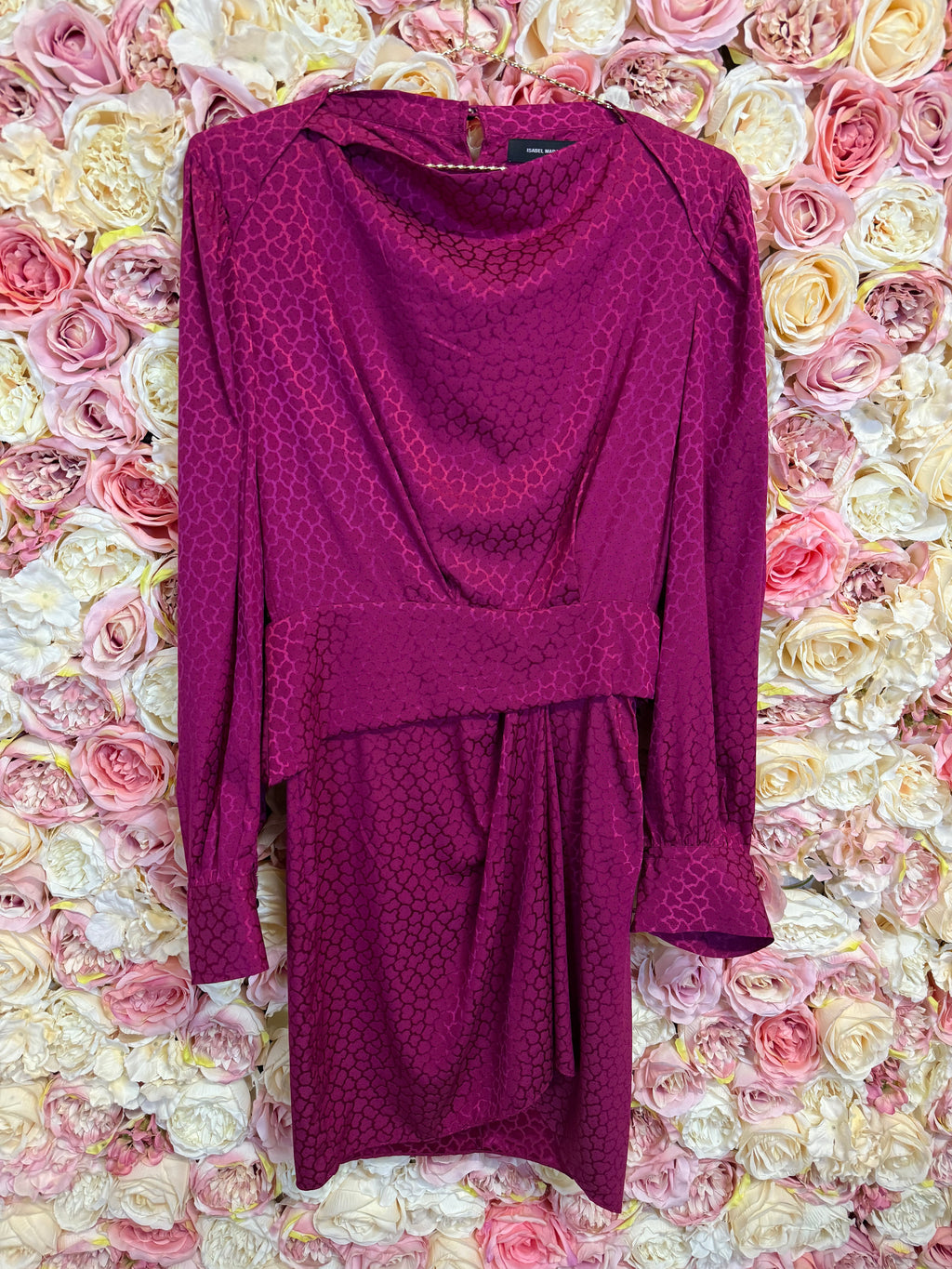 Isabel Marant Dress Dark Pink Sz. 34 DE
