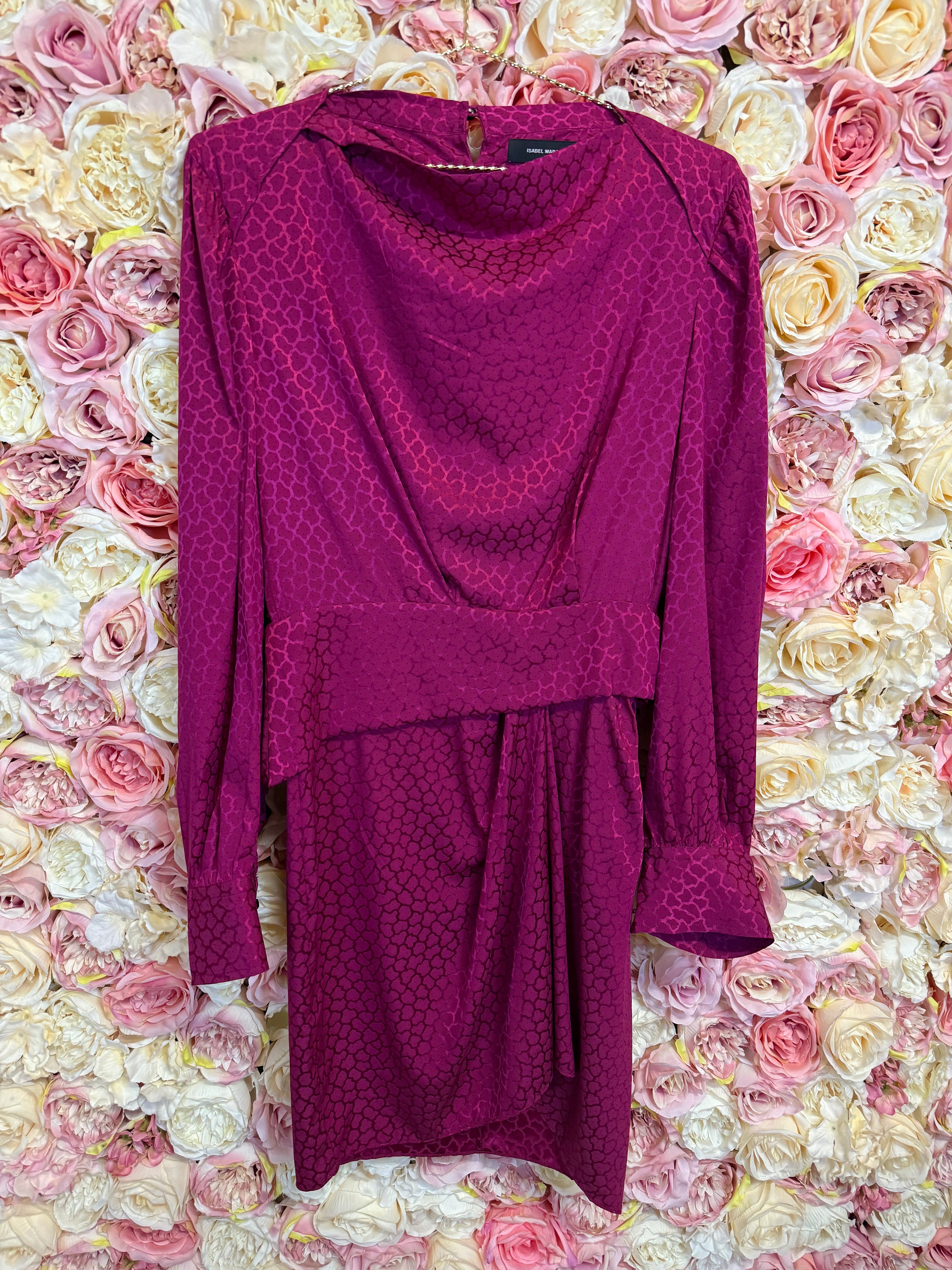 Isabel Marant Dress Dark Pink Sz. 34 DE