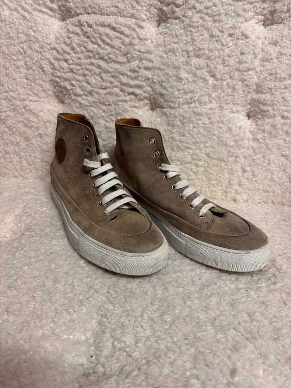 Benci Brothers High Top Sneaker Taupe