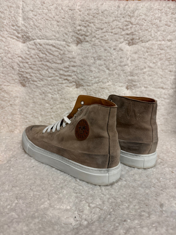 Benci Brothers High Top Sneaker Taupe