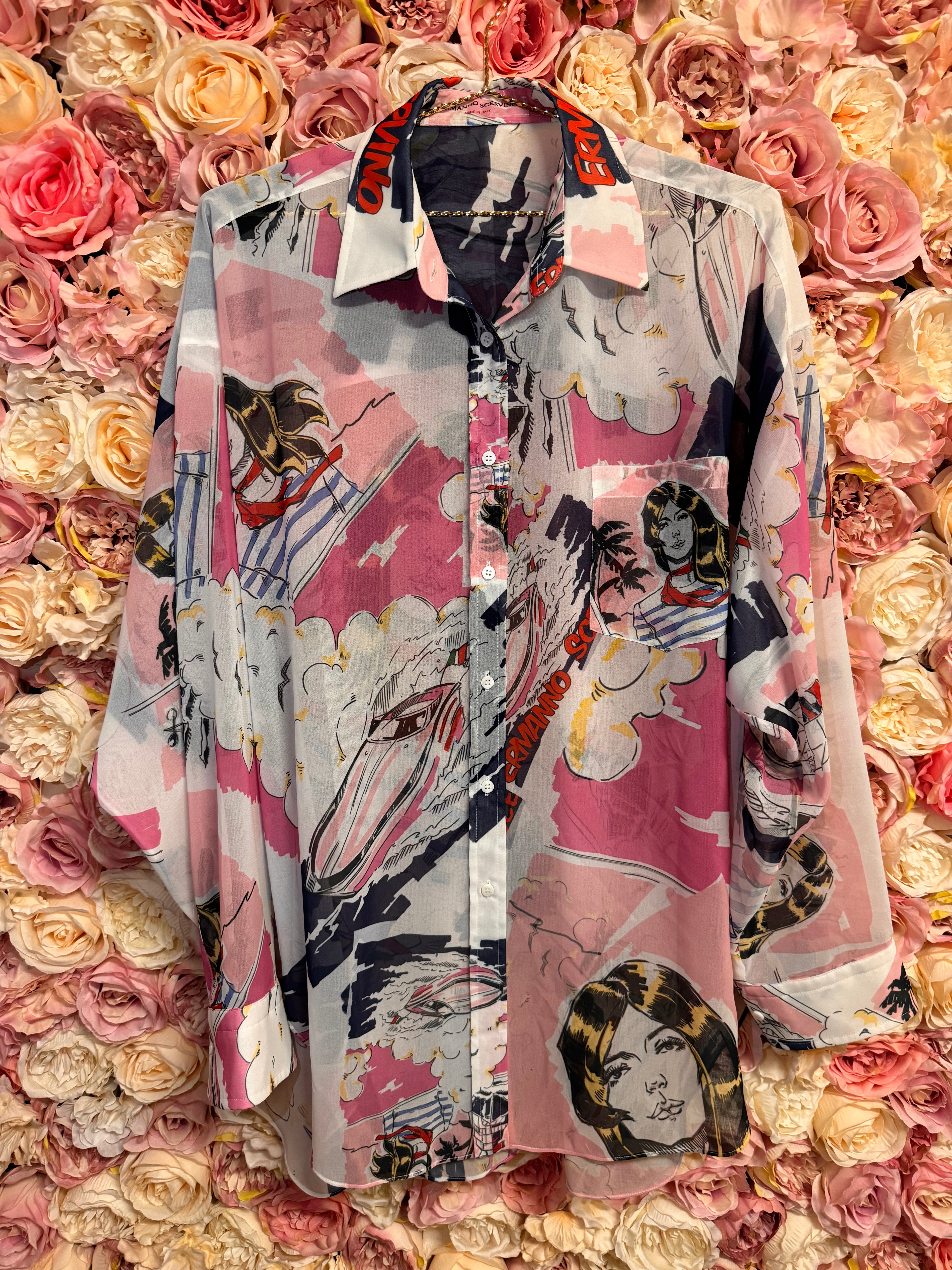 Ermanno Scervino Silk Blouse Multi
