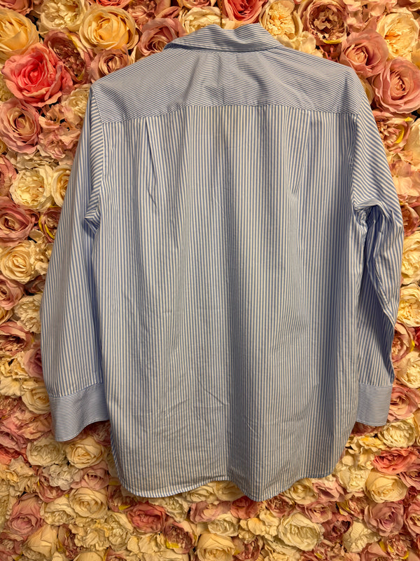 Woolrich Striped Blouse Light Blue White