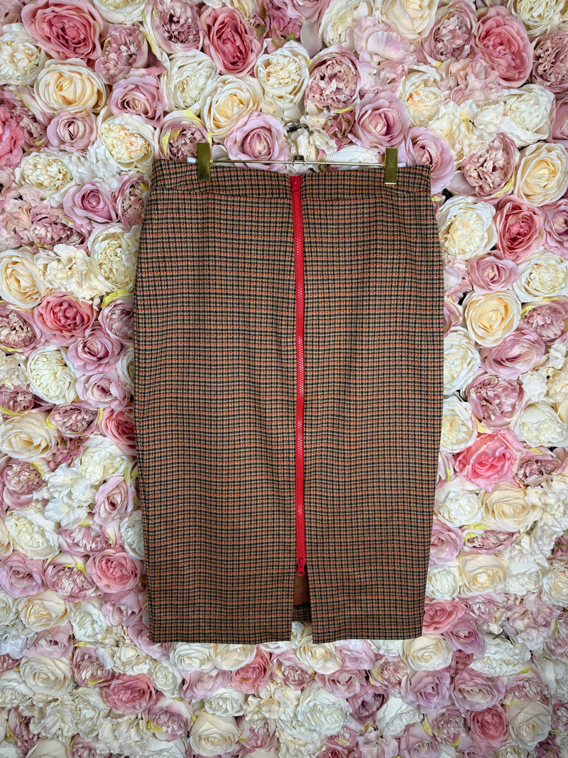 Essentiel Antwerp Houndstooth Skirt Multi Sz. 40 DE