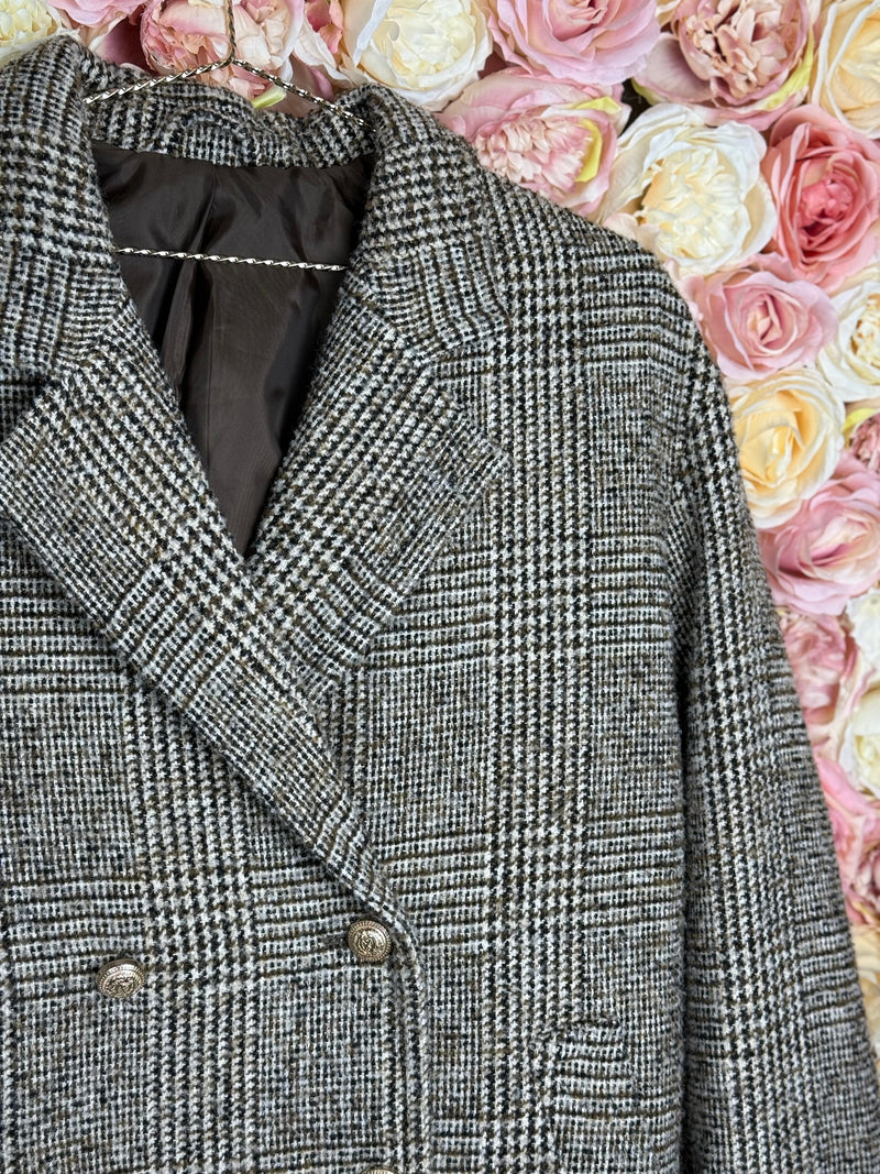 & other Stories short Coat Brown Multi Sz. XS