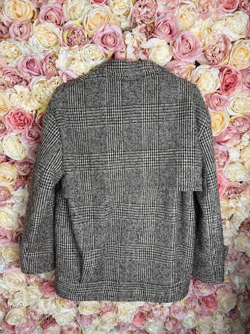 & other Stories short Coat Brown Multi Sz. XS