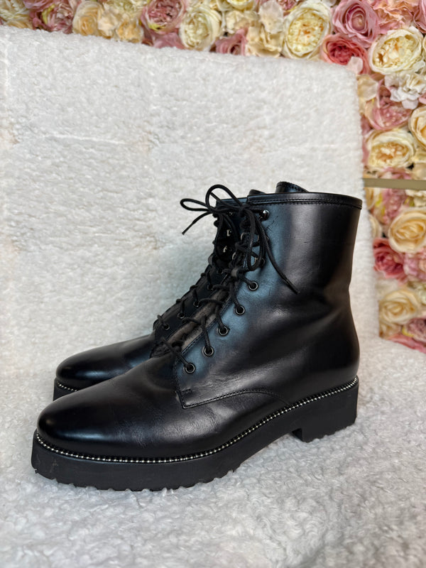 Day Leather Boots Black Sz. 39 EU