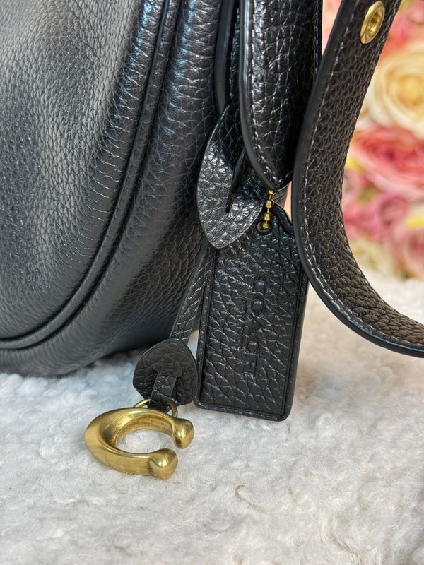 Coach Leather "Luna Shoulder Bag" Black