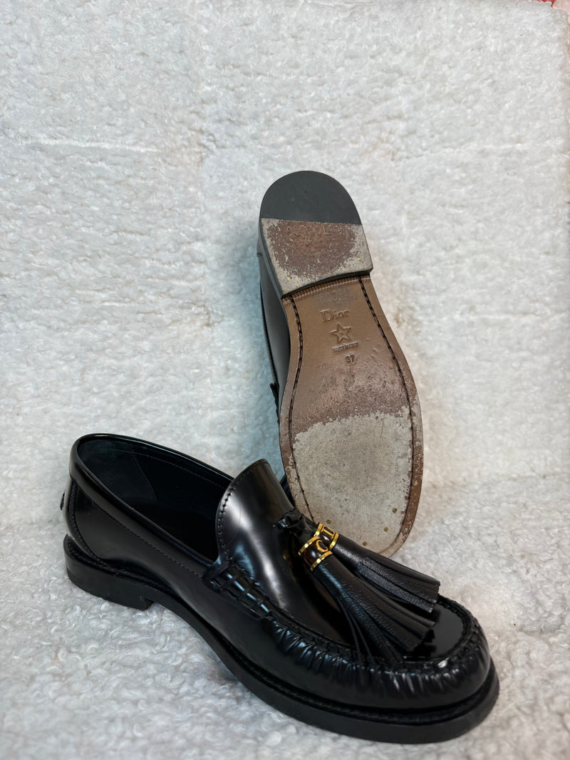 Dior D-Academy Loafers Black Sz. 37 EU
