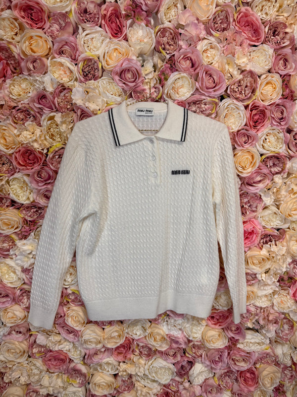 Miu Miu Cashmere Sweater Cream