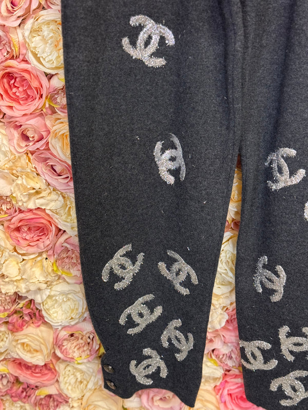 Chanel Métiers d'Art 2020/21 Cashmere Pants with Glitter CC