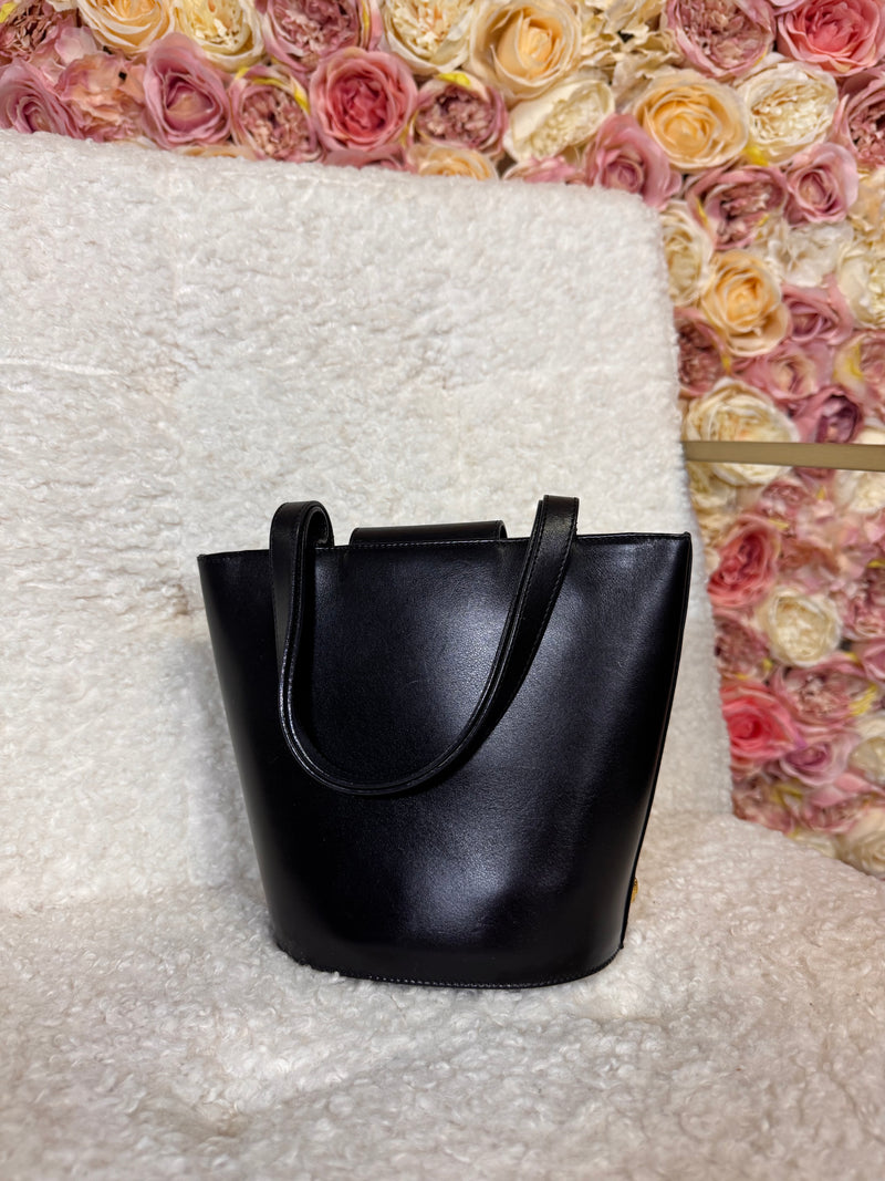 Ferragamo Gancini Bag Black