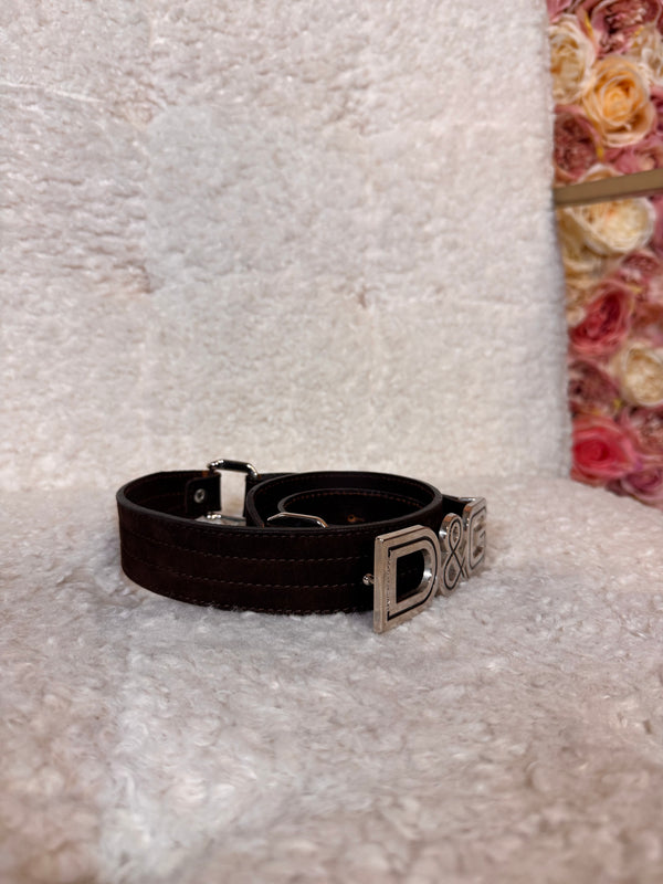 Dolce & Gabbana Belt Dark Brown