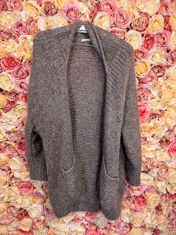 Mes Demoiselles Knit Cardigan Grey