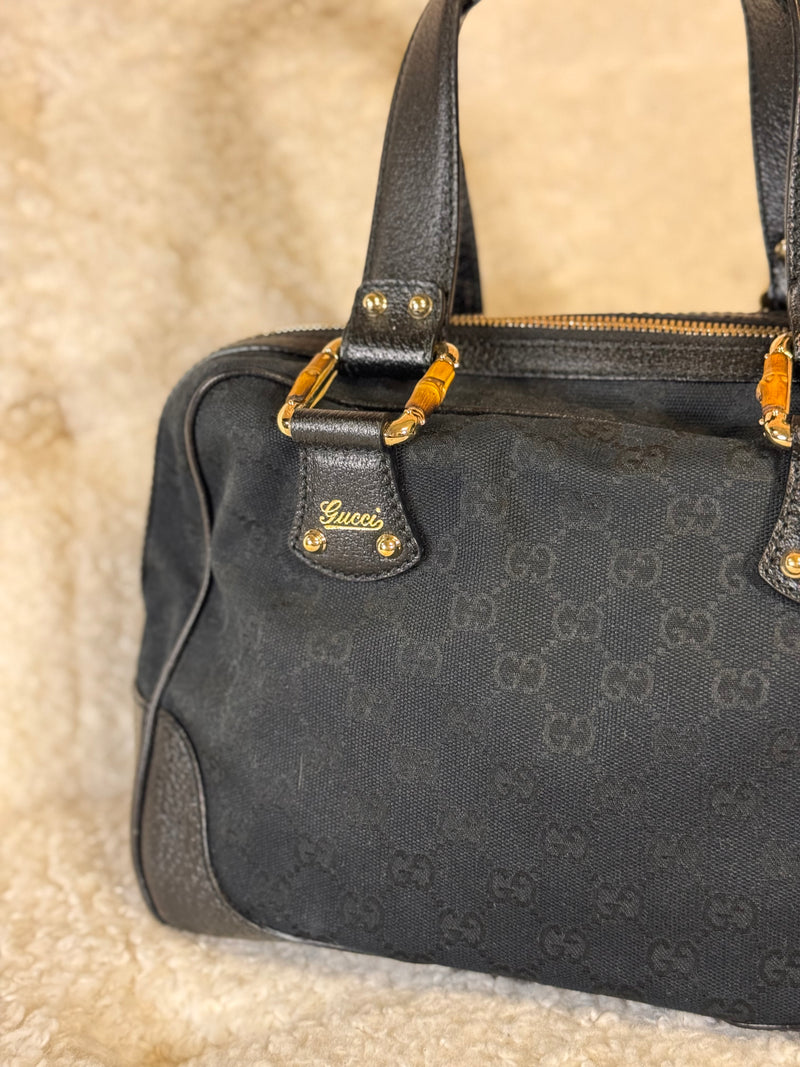 Gucci GG Bamboo Bag Black