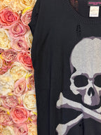 Mastermind Japan sleeveless top with skull black
