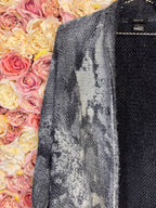Avant Toi Silk Merino Wool Cardigan Grey