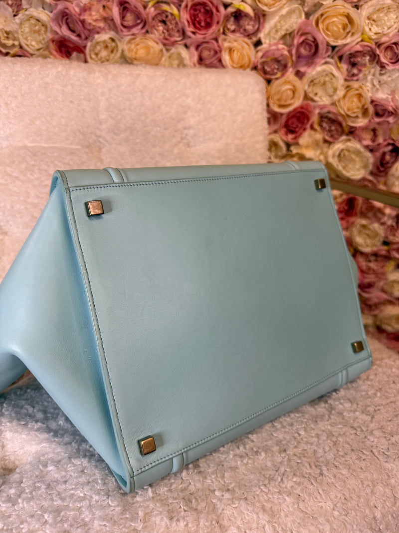 Céline Phantom Luggage Light Blue