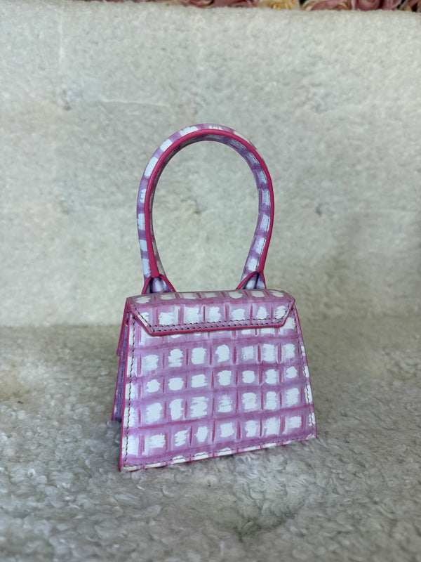 Jacquemus Le Chiquito Mini Leather Bag Pink White