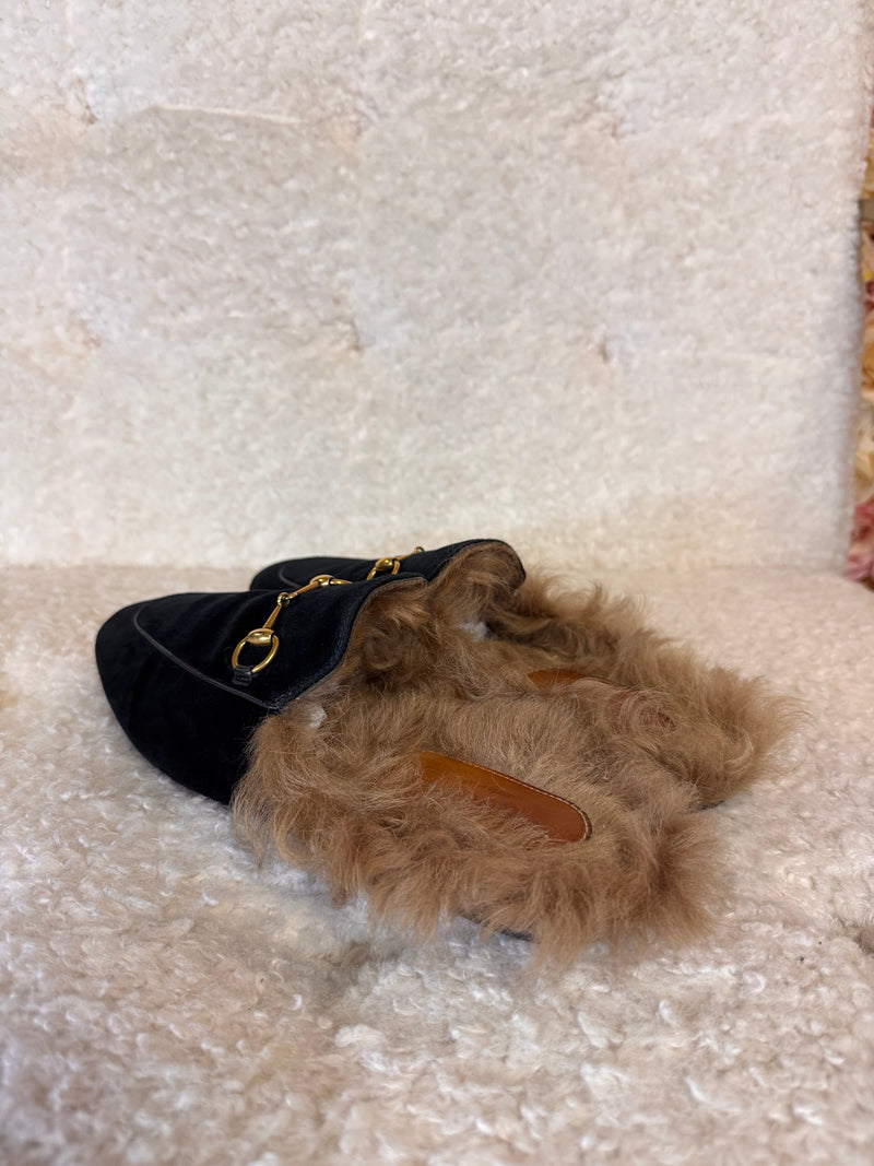 Gucci Princetown Slippers Velvet