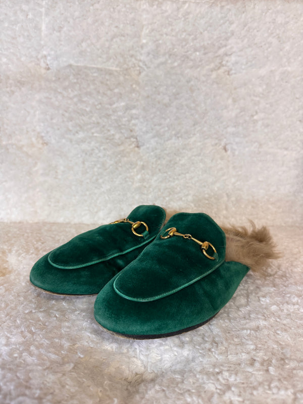 Gucci Princetown Slippers Velvet