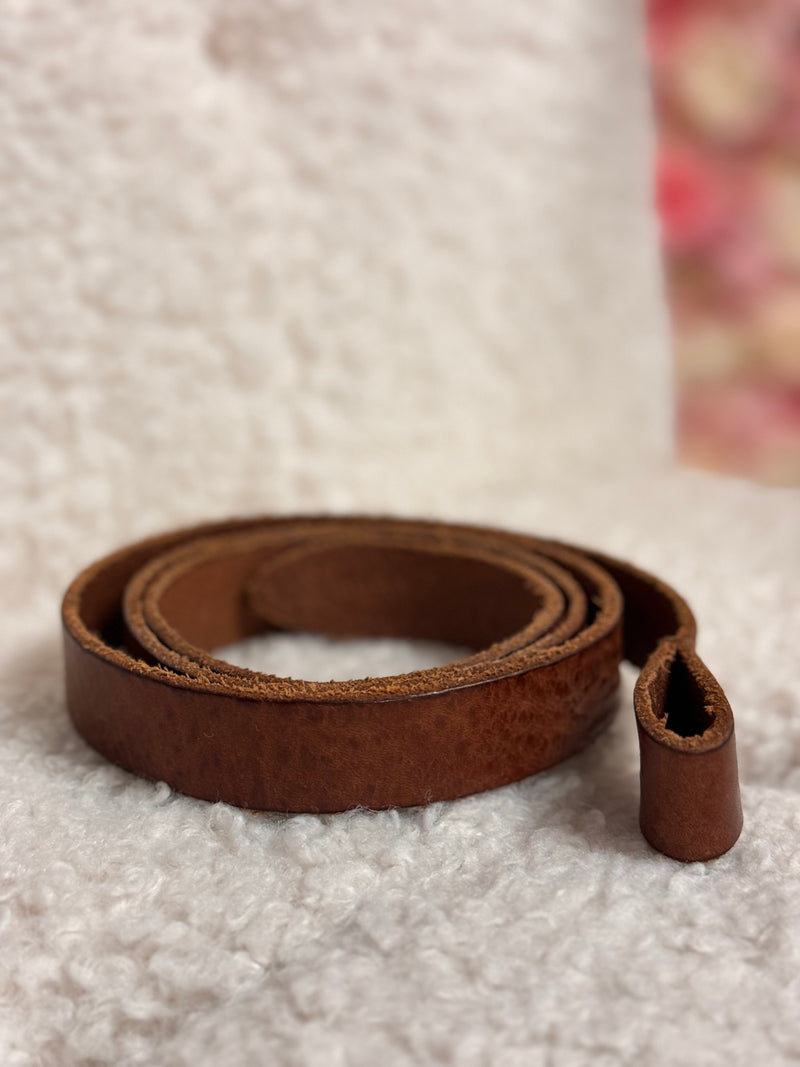 Alysi Leather Belt Brown