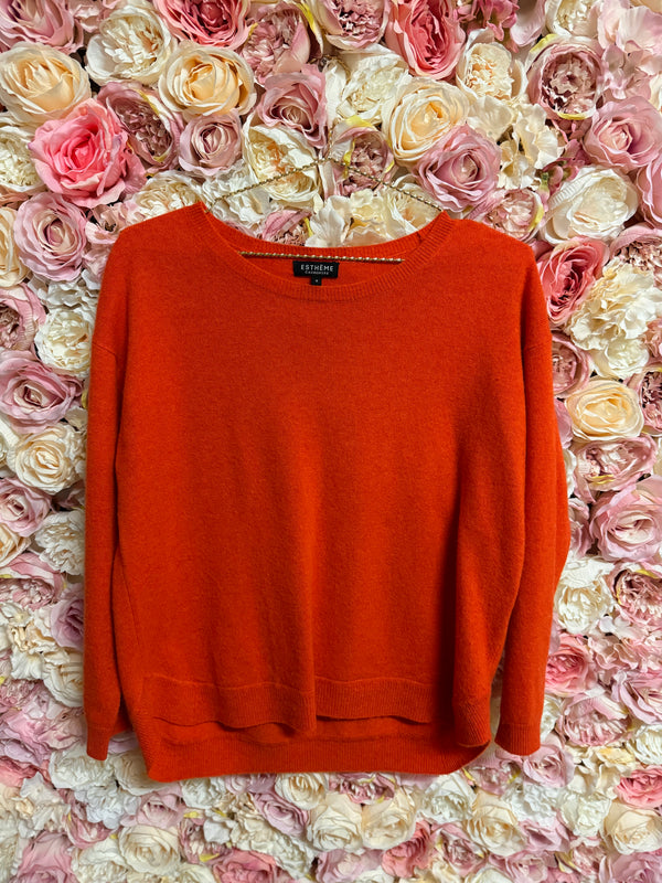 Esthème Cashmere Sweater Orange