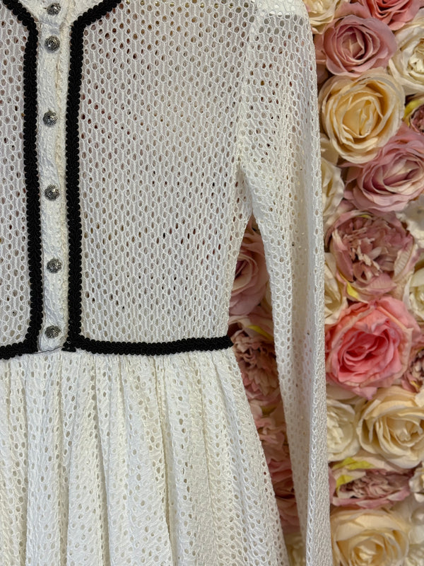 Maje Dress White Sz. 36 DE