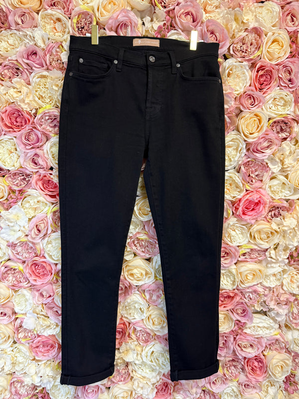 7 for all Mankind Josefina Jeans Black Sz. 26