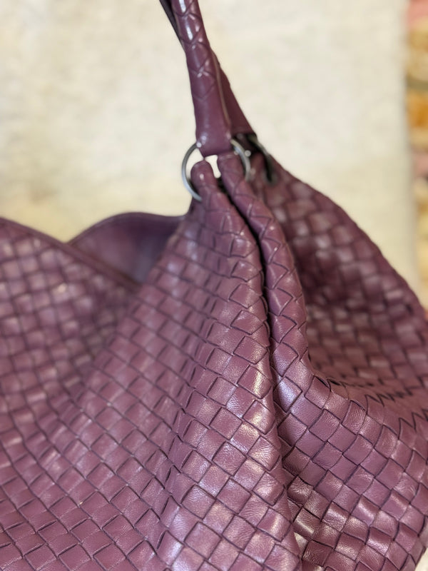 Bottega Veneta Parachute Bag Aubergine