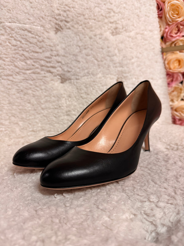 Bally Leather Dellana Heels Black