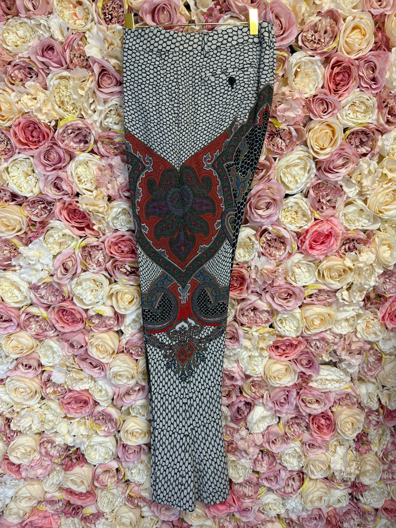 Etro Pants Multicolor Sz. 40 DE