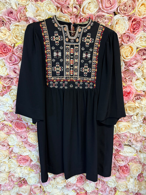 Isabel Marant Dress Black Multi Sz. 34 DE