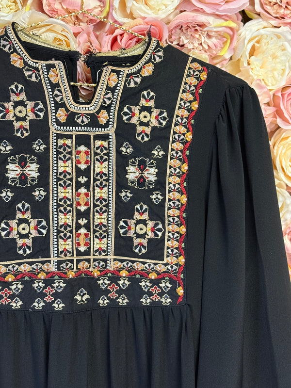 Isabel Marant Dress Black Multi Sz. 34 DE
