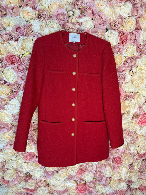 Ann&Line Mava Blazer Red Sz. 38 DE