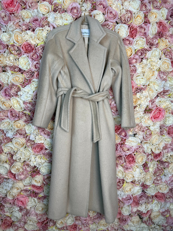 Max Mara Camelhair Coat Beige Sz. 36 DE