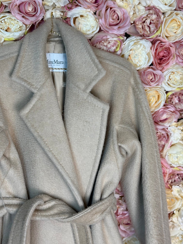 Max Mara Camelhair Coat Beige Sz. 36 DE