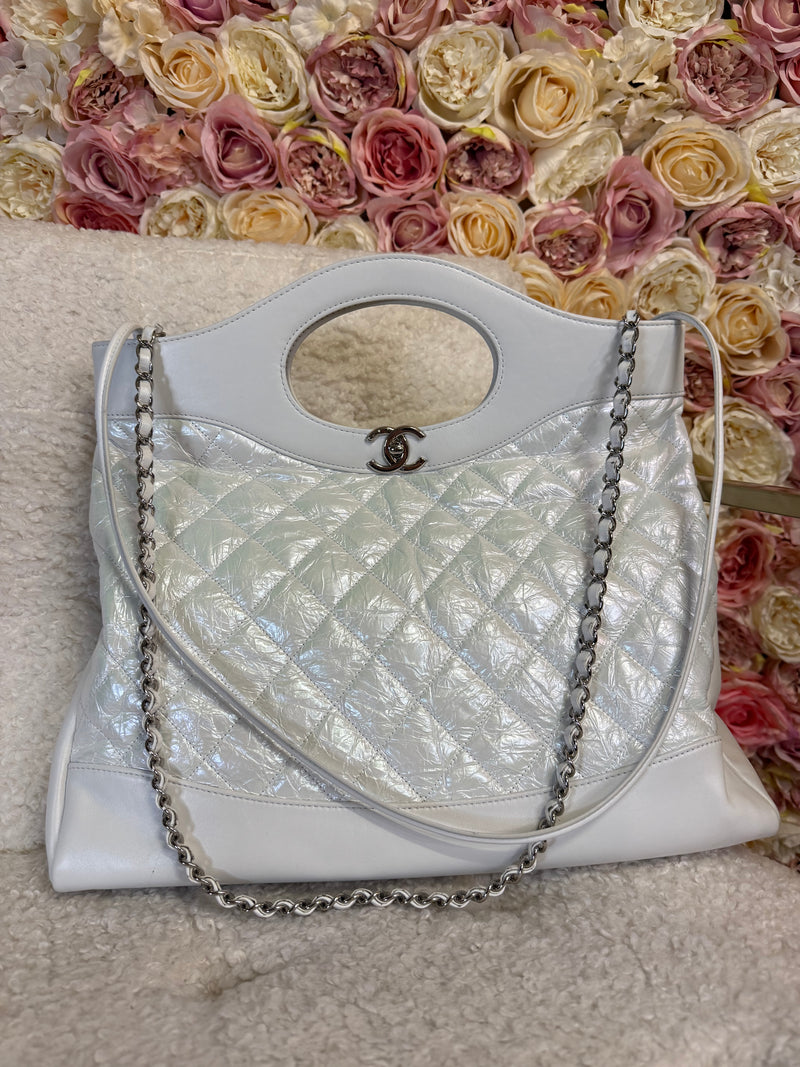 Chanel 31 Large Shopping Bag In Aged Calfskin