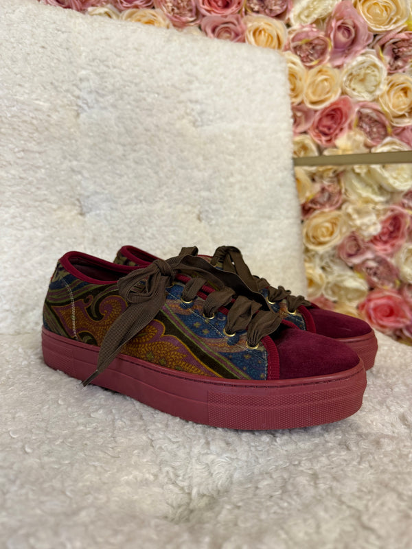 Etro Velvet Sneakers