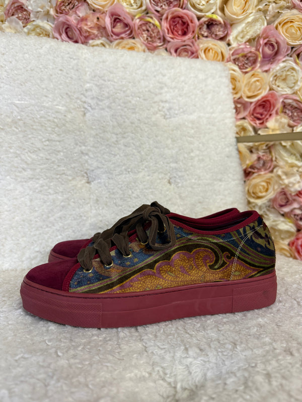 Etro Velvet Sneakers