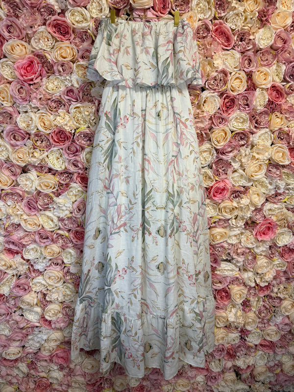 Dahlia Bianca Dress Cream Multi Sz. S/M