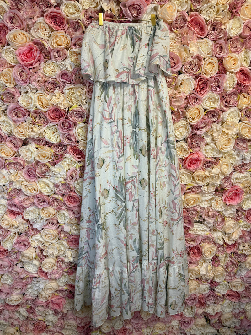 Dahlia Bianca Dress Cream Multi Sz. S/M