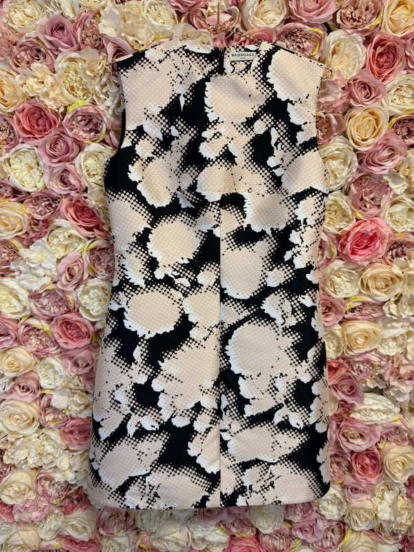 Balenciaga Dress Light Pink Black Sz. 38 DE