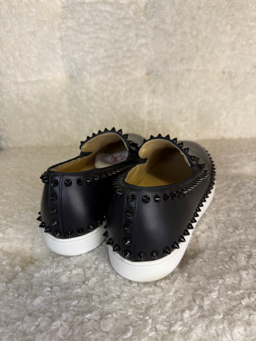 Christian Louboutin Slip On Sneakers Spikes