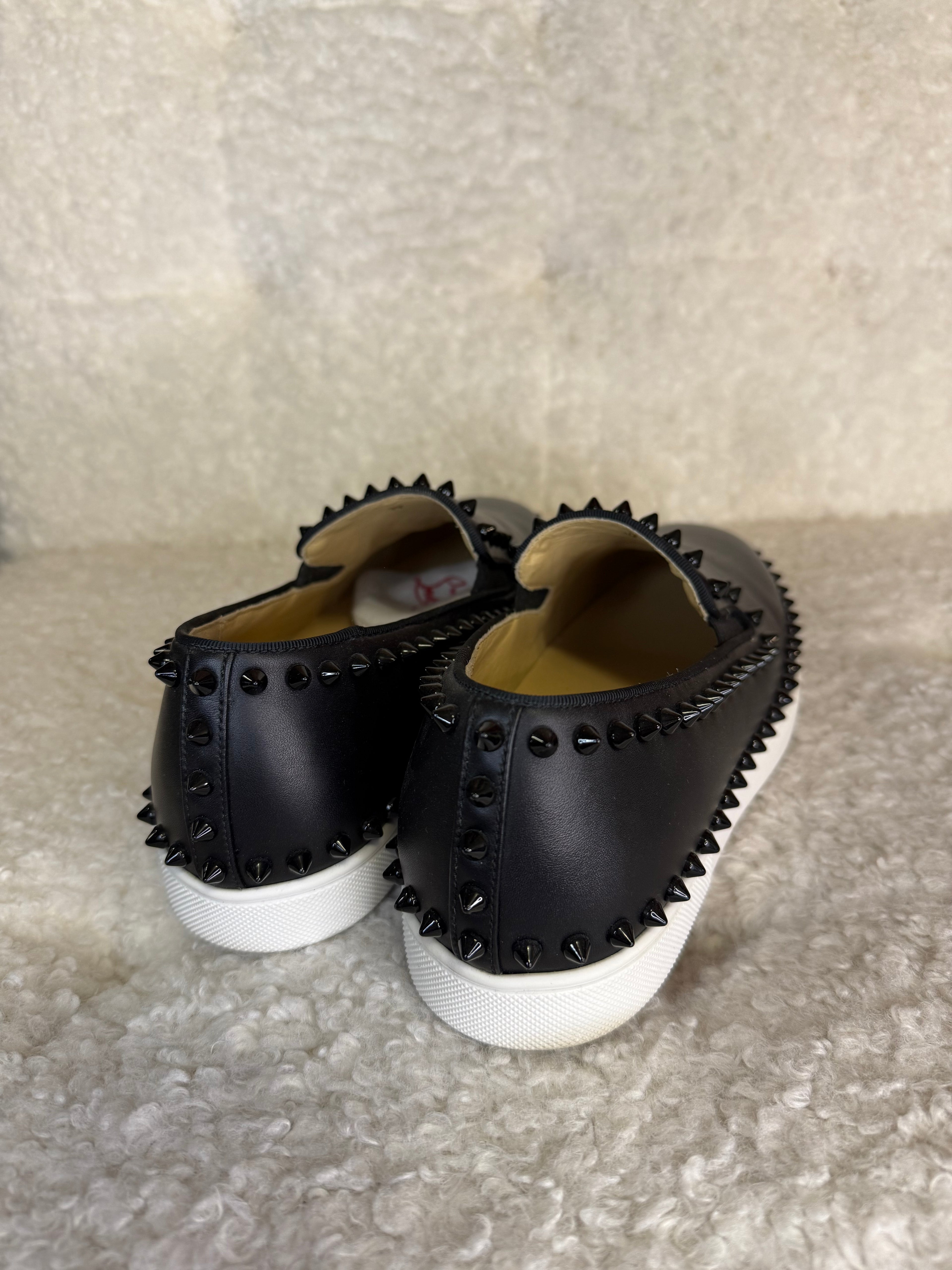 Christian Louboutin Slip On Sneakers Spikes