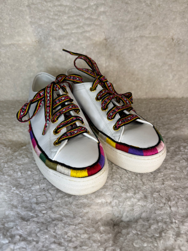 Etro Sneakers with Embroidered Shoe Laces