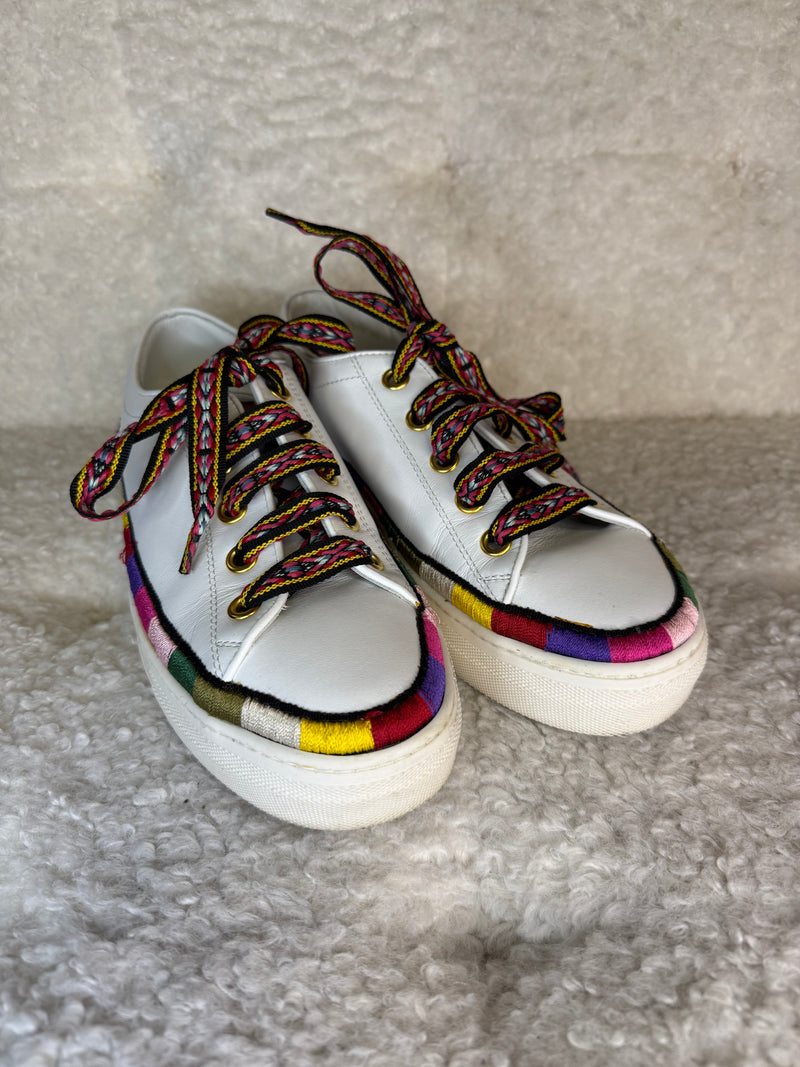 Etro Sneakers with Embroidered Shoe Laces
