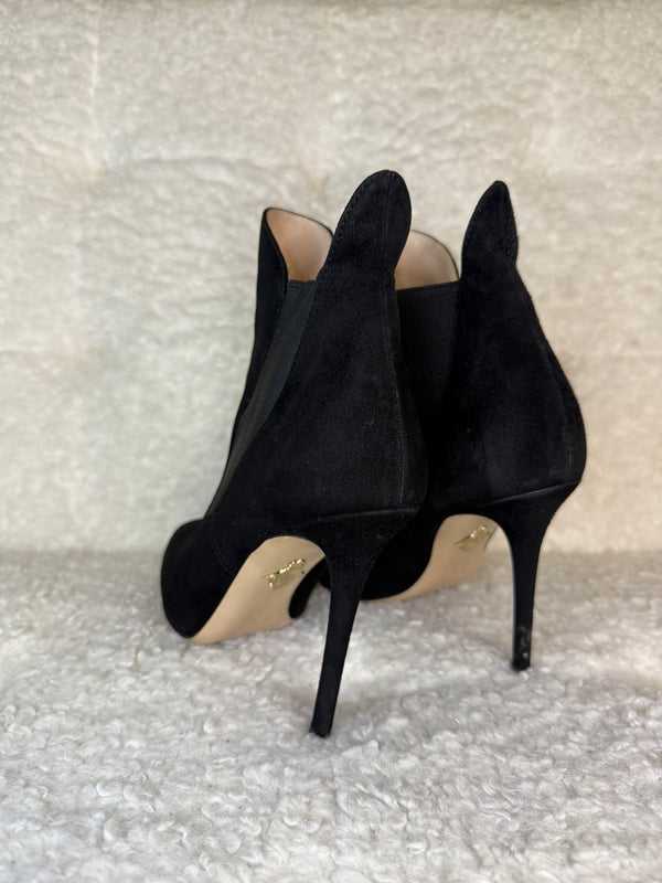 Unützer Ankle Boot Peep Toe Heels