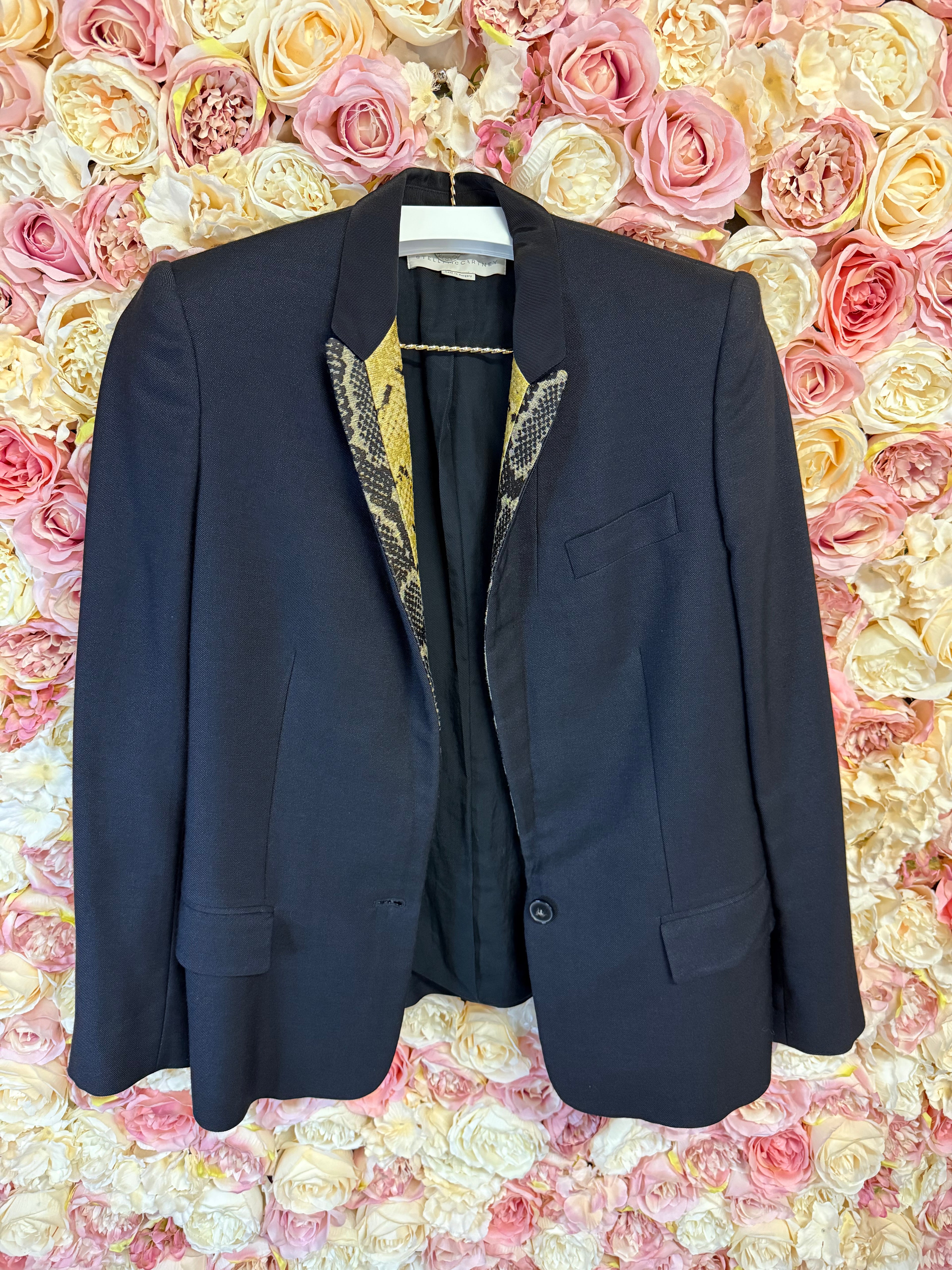 Stella McCartney Blazer with Python Print