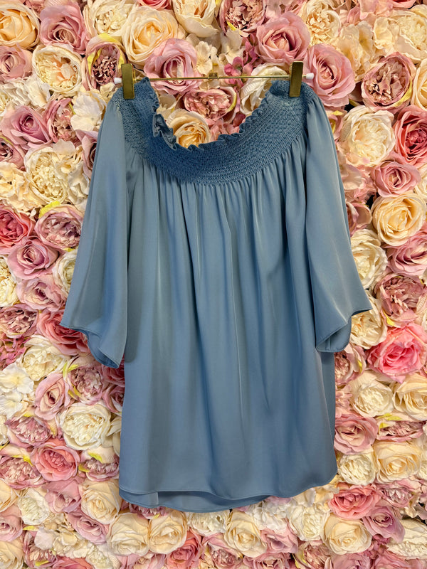 Theory Silk Top Carmen Cut
